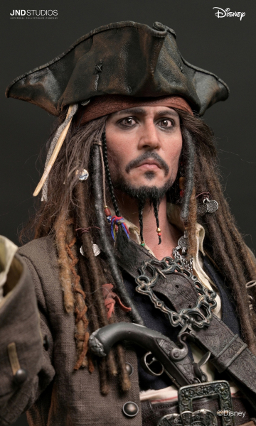 JND Studios Jack Sparrow of the Pirates of the Caribbean 1/3 Statue