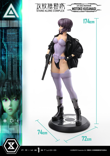 Prime 1 Studio Ghost in the Shell Stand Alone Complex - Motoko Kusanagi 1/1 Life-Size Figure