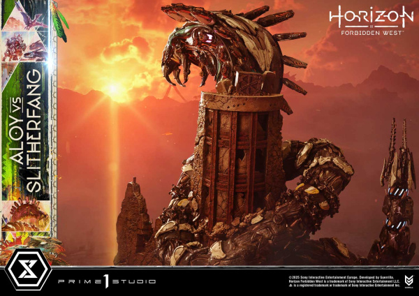 Prime 1 Studio Horizon Forbidden West - Aloy vs. The Slitherfang Statue