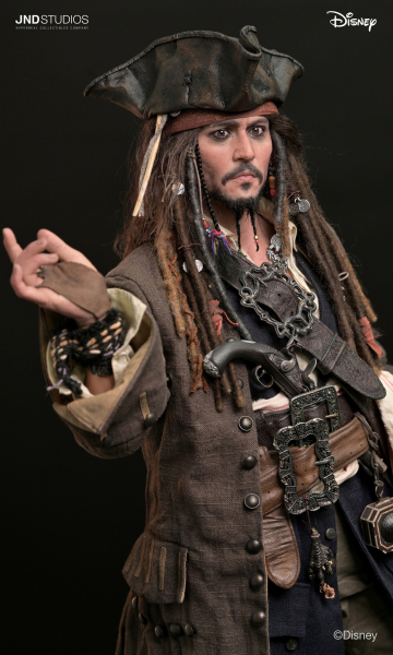 JND Studios Jack Sparrow of the Pirates of the Caribbean 1/3 Statue