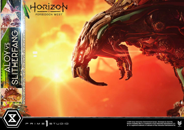 Prime 1 Studio Horizon Forbidden West - Aloy vs. The Slitherfang Statue