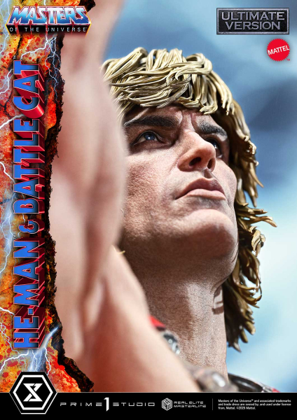 Prime 1 Studio Masters of the Universe - He-Man & Battle Cat (Ultimate Version) 1/4 Statue