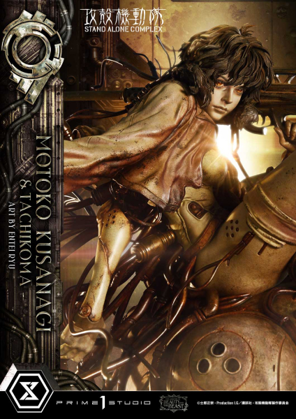 Prime 1 Studio Ghost in the Shell Stand Alone Complex - Motoko Kusanagi & Tachikoma 1/4 Statue
