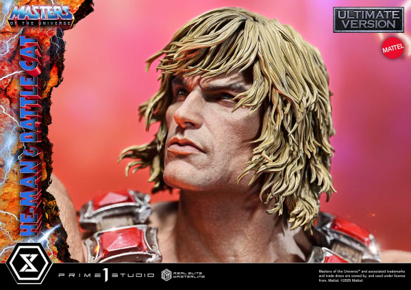 Prime 1 Studio Masters of the Universe - He-Man & Battle Cat (Ultimate Version) 1/4 Statue