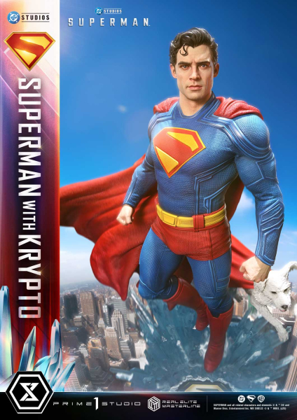 Prime 1 Studio Superman 2025 - Superman with Krypto 1/3 Statue