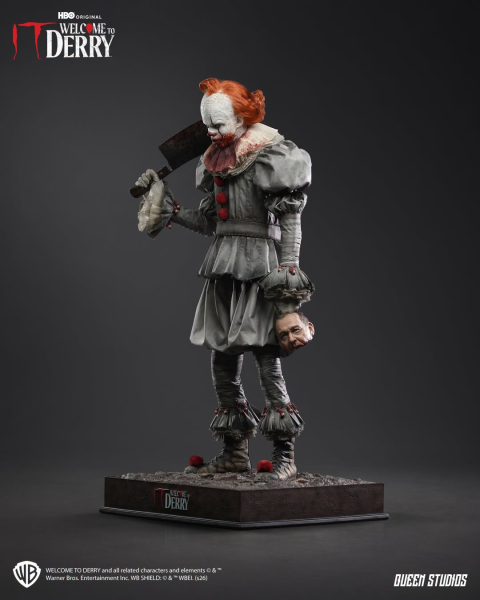 Queen Studios IT: Welcome to Derry Season 1 - Pennywise (Single Version) 1/3 Statue