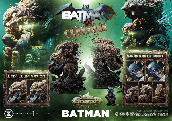 Prime 1 Studio Batman (Comics) - Batman vs Clayface (DX Version) 1/4 Statue