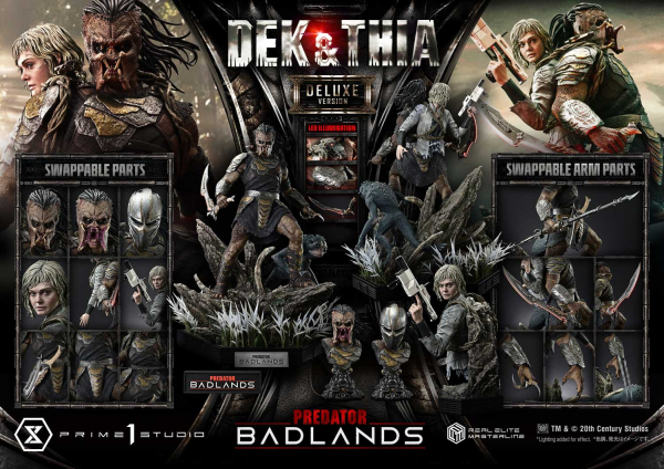 Prime 1 Studio Predator: Badlands - Dek & Thia (DX Version) 1/3 Statue