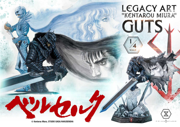 Prime 1 Studio Berserk - Guts (Regular Version) 1/4 Statue