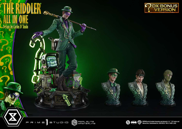 Prime 1 Studio Batman (Comics) - The Riddler All In One (Bonus Deluxe Version) 1/3 Statue