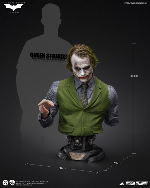 Queen Studios The Dark Knight - The Joker 1:1 Life-Size Bust