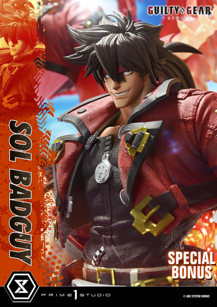 Prime 1 Studio Guilty Gear -Strive- Sol Badguy (Bonus Version) 1/4 Statue