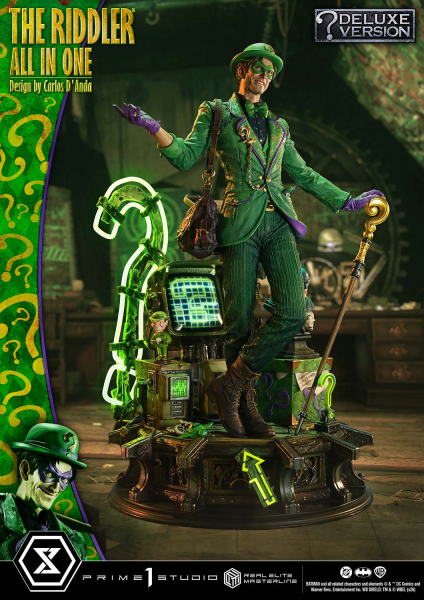 Prime 1 Studio Batman (Comics) - The Riddler All In One (Deluxe Version) 1/3 Statue