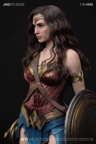 JND Studios Platinum - Wonder Woman of Justice League 1/6 HMS Statue
