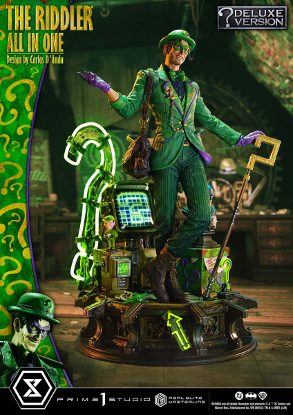 Prime 1 Studio Batman (Comics) - The Riddler All In One (Deluxe Version) 1/3 Statue