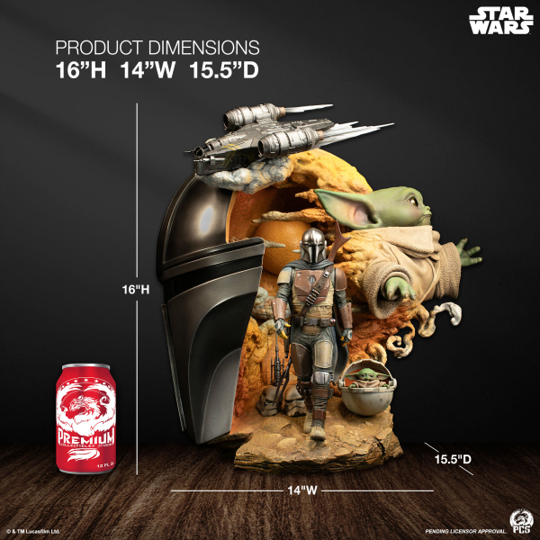 Premium Collectibles Studio The Mandalorian - Fine Art Bust