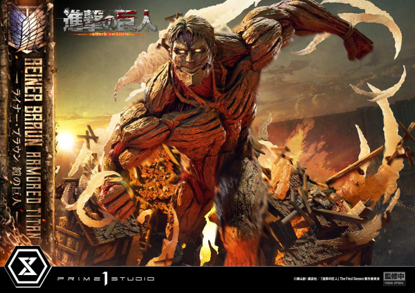 Prime 1 Studio Attack on Titan - Reiner Braun Armored Titan Statue