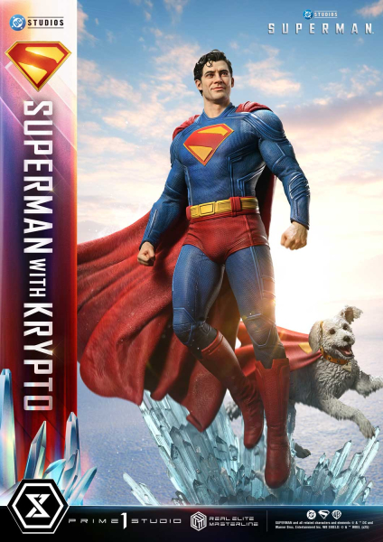 Prime 1 Studio Superman 2025 - Superman with Krypto 1/3 Statue