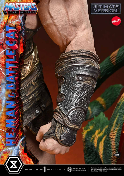 Prime 1 Studio Masters of the Universe - He-Man & Battle Cat (Ultimate Version) 1/4 Statue