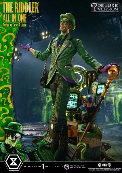 Prime 1 Studio Batman (Comics) - The Riddler All In One (Deluxe Version) 1/3 Statue