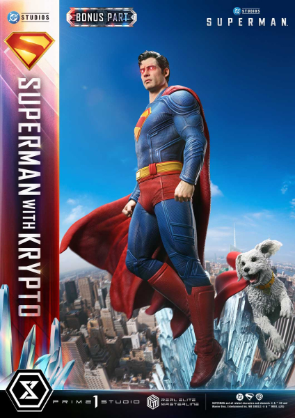 Prime 1 Studio Superman 2025 - Superman with Krypto (Bonus Version) 1/3 Statue