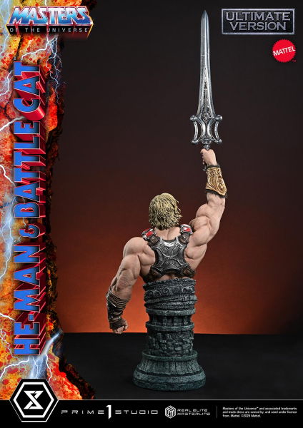 Prime 1 Studio Masters of the Universe - He-Man & Battle Cat (Ultimate Version) 1/4 Statue