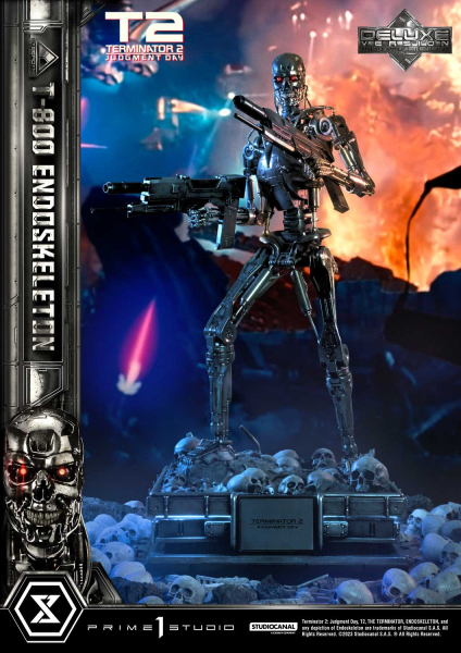 Prime 1 Studio Terminator 2: Judgment Day T-800 Endoskeleton (DX-Bonus Version) 1/3 Statue
