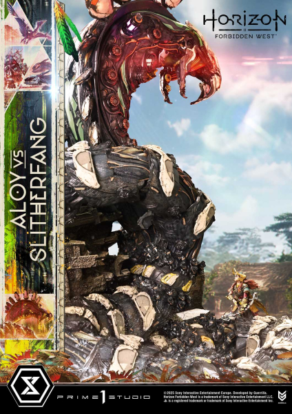 Prime 1 Studio Horizon Forbidden West - Aloy vs. The Slitherfang Statue