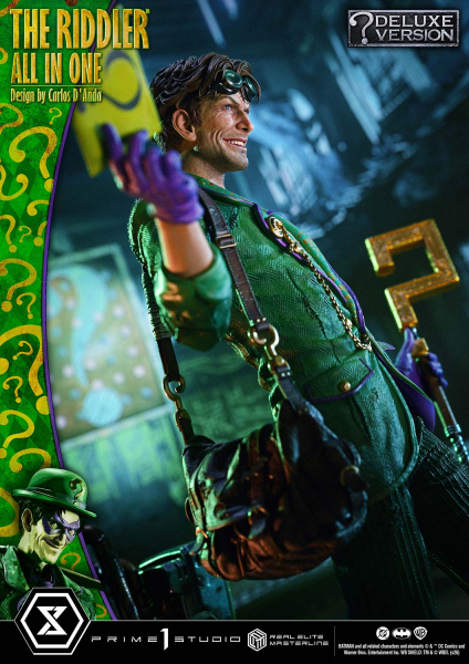 Prime 1 Studio Batman (Comics) - The Riddler All In One (Deluxe Version) 1/3 Statue