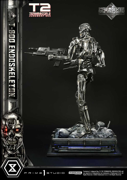 Prime 1 Studio Terminator 2: Judgment Day T-800 Endoskeleton (DX-Bonus Version) 1/3 Statue