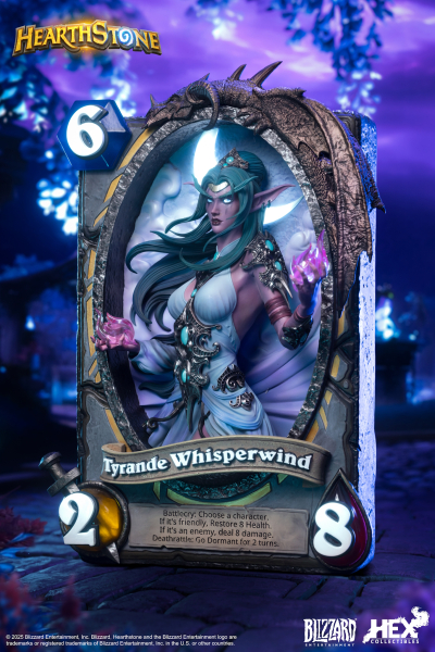 HEX Collectibles Hearthstone - Tyrande Whisperwind Art Statue