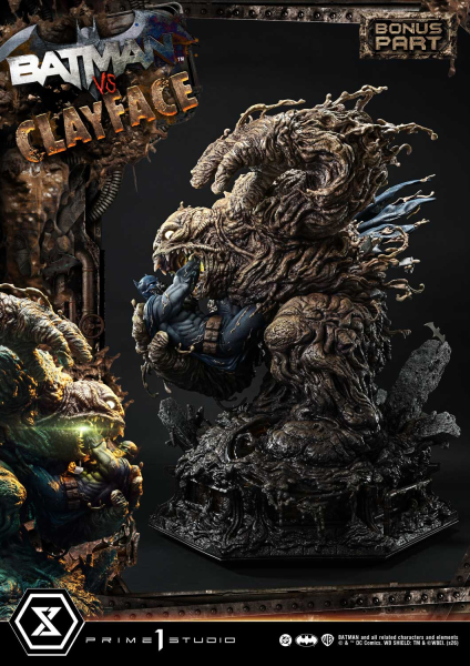 Prime 1 Studio Batman (Comics) - Batman vs Clayface (Bonus-DX Version) 1/4 Statue
