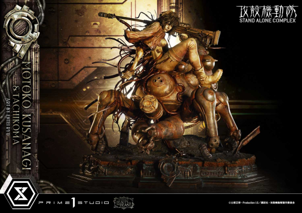 Prime 1 Studio Ghost in the Shell Stand Alone Complex - Motoko Kusanagi & Tachikoma 1/4 Statue