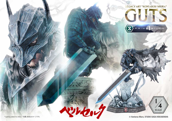Prime 1 Studio Berserk - Guts (Regular Version) 1/4 Statue