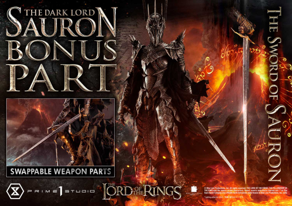 Prime 1 Studio The Lord of the Rings (Movie) - The Dark Lord Sauron (Bonus Version) 1/3 Statue