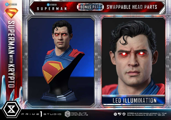 Prime 1 Studio Superman 2025 - Superman with Krypto (Bonus Version) 1/3 Statue