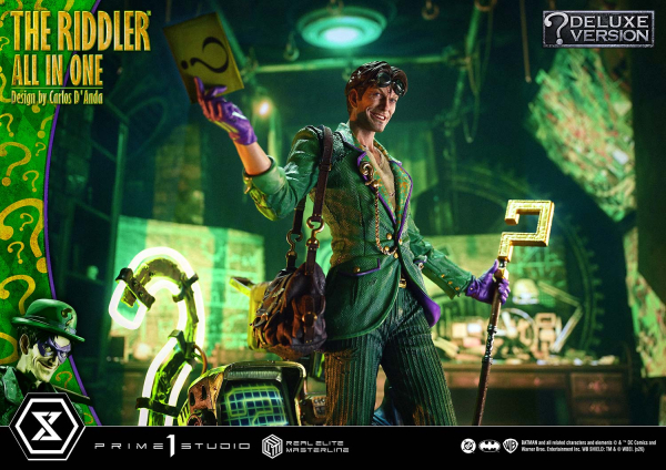 Prime 1 Studio Batman (Comics) - The Riddler All In One (Deluxe Version) 1/3 Statue