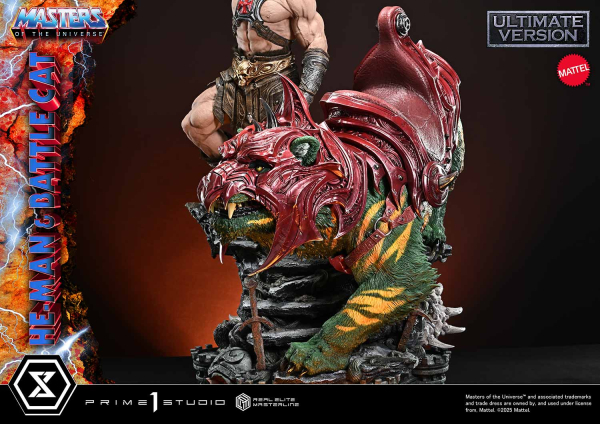 Prime 1 Studio Masters of the Universe - He-Man & Battle Cat (Ultimate Version) 1/4 Statue