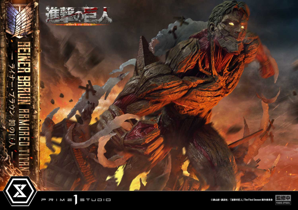 Prime 1 Studio Attack on Titan - Reiner Braun Armored Titan Statue