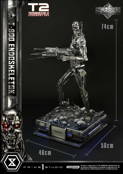 Prime 1 Studio Terminator 2: Judgment Day T-800 Endoskeleton (DX-Bonus Version) 1/3 Statue