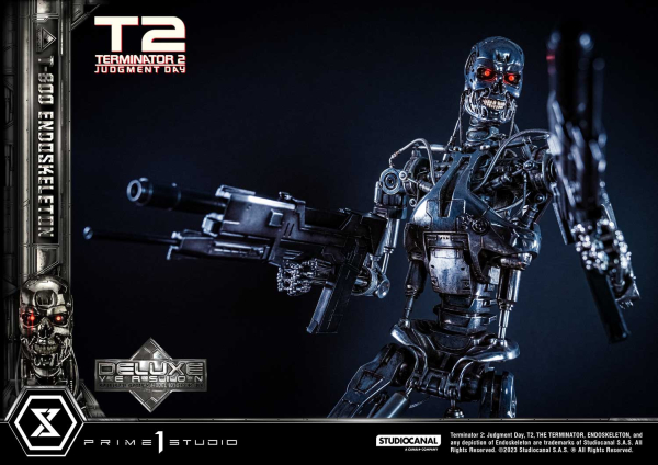 Prime 1 Studio Terminator 2: Judgment Day T-800 Endoskeleton (DX-Bonus Version) 1/3 Statue