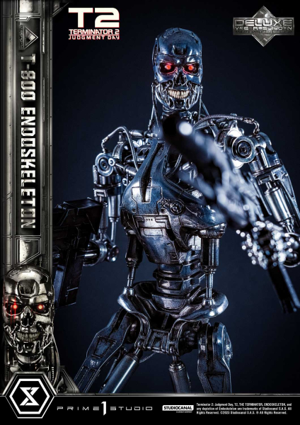 Prime 1 Studio Terminator 2: Judgment Day T-800 Endoskeleton (DX-Bonus Version) 1/3 Statue