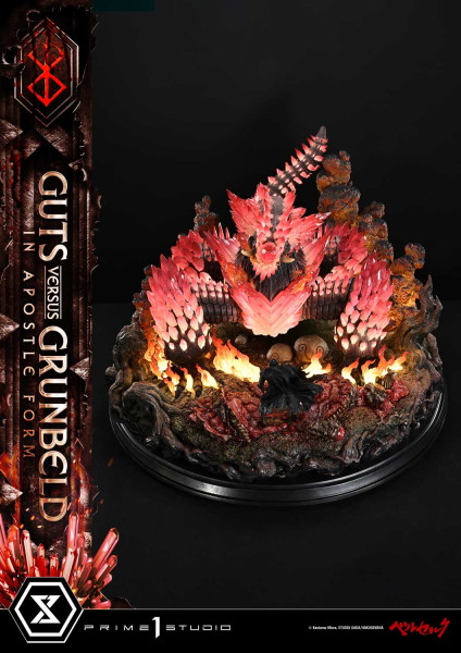 Prime 1 Studio Berserk - Guts Versus Grunbeld in Apostle Form Statue