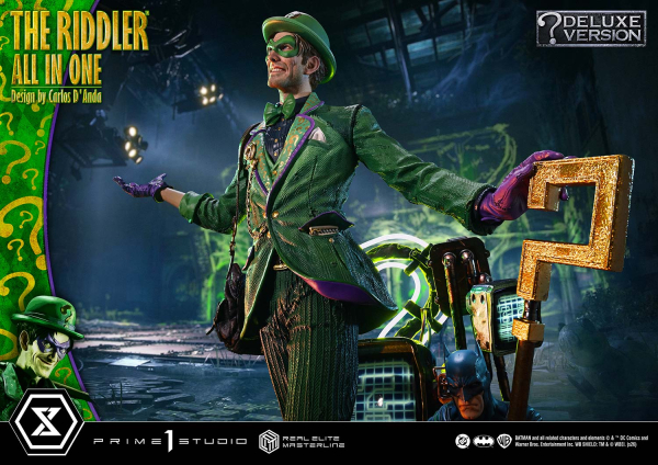 Prime 1 Studio Batman (Comics) - The Riddler All In One (Deluxe Version) 1/3 Statue