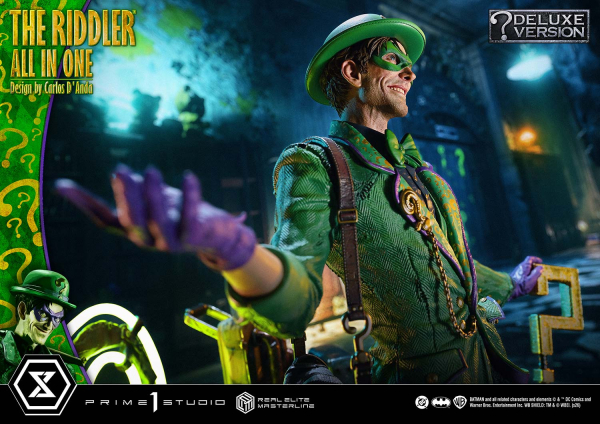Prime 1 Studio Batman (Comics) - The Riddler All In One (Deluxe Version) 1/3 Statue