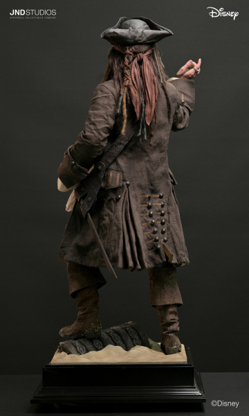 JND Studios Jack Sparrow of the Pirates of the Caribbean 1/3 Statue
