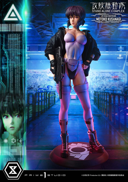 Prime 1 Studio Ghost in the Shell Stand Alone Complex - Motoko Kusanagi 1/1 Life-Size Figure