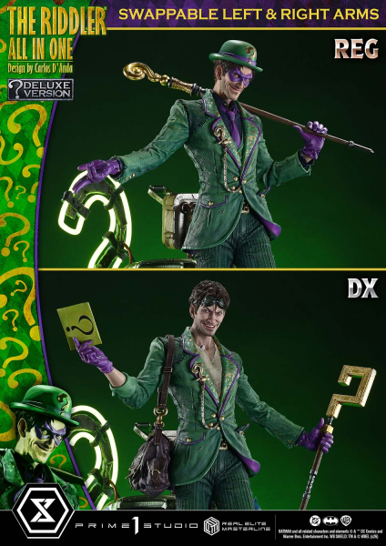 Prime 1 Studio Batman (Comics) - The Riddler All In One (Deluxe Version) 1/3 Statue