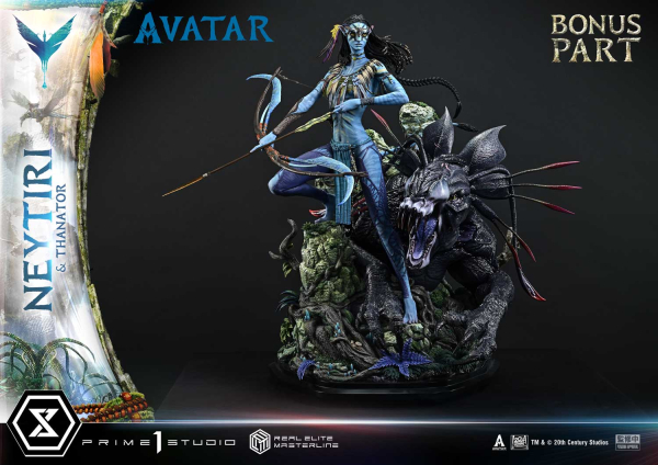 Prime 1 Studio Avatar (Movie) - Neytiri & Thanator (Deluxe Bonus Version) 1/4 Statue