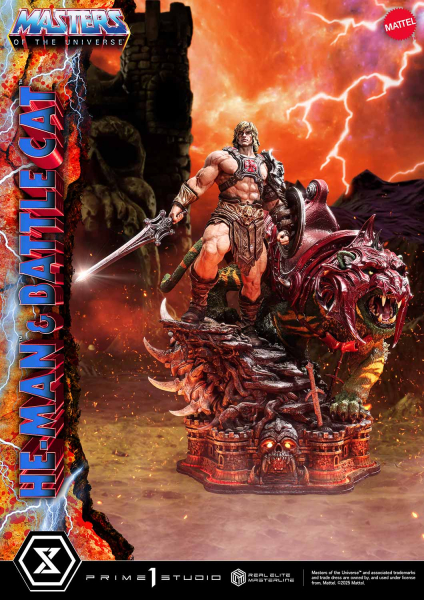 Prime 1 Studio Masters of the Universe - He-Man & Battle Cat 1/4 Statue